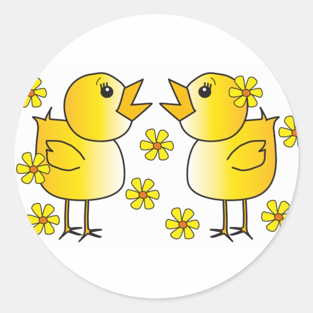 Rond Sticker pour pousses (Devant)