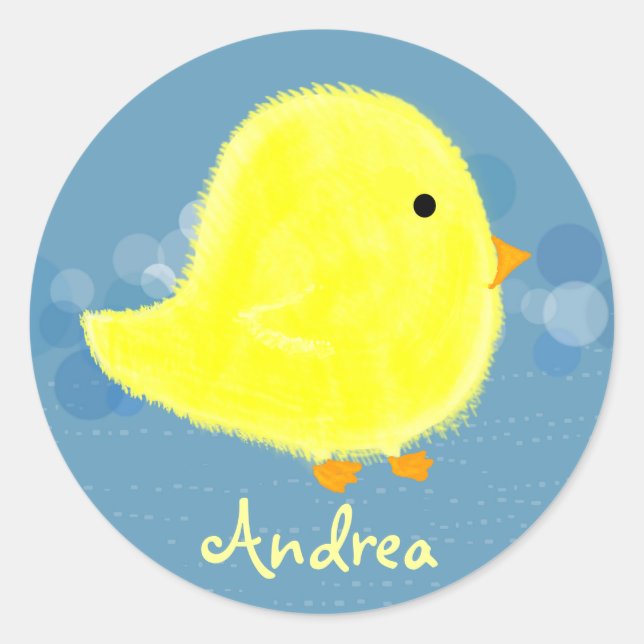 Rond Sticker pour poussette Andrea Baby 369MonNom (Devant)