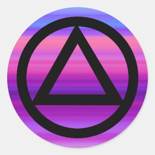 Rond Sticker pour récupération circulaire et triangulai (Devant)