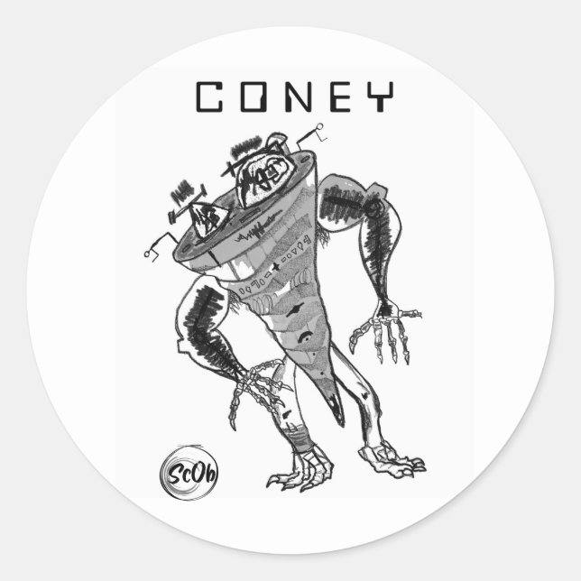 Rond Sticker pour robot CONEY (Devant)