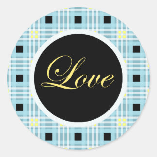 Rond Sticker pour sceau d'enveloppe d'amour