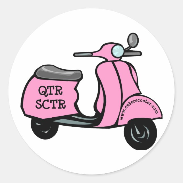 Rond Sticker pour scooter (Devant)