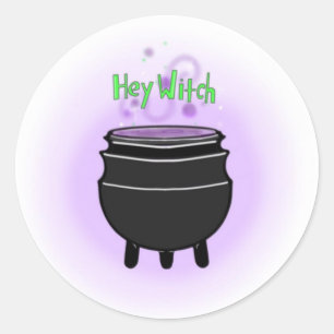 Rond Sticker pour sorcière