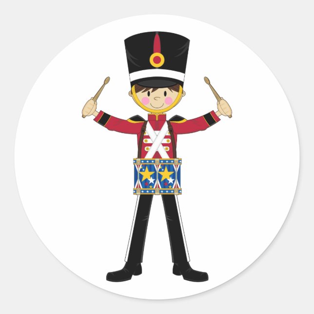 Rond Sticker pour tambours pour voleurs (Devant)