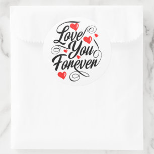 Rond Sticker pour toujours