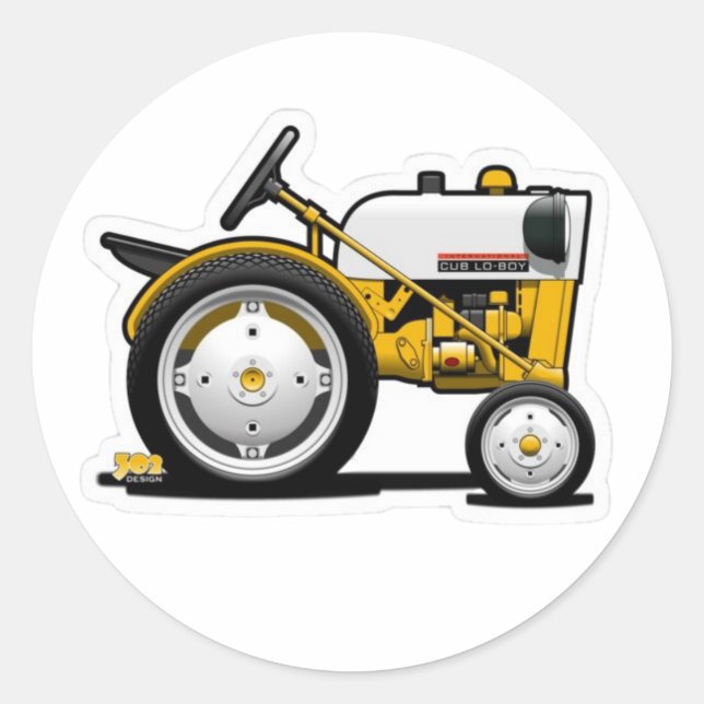 Rond Sticker pour tracteur Lo-Boy Cub (Devant)