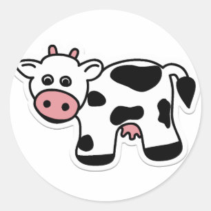 Rond Sticker pour vache à dessin
