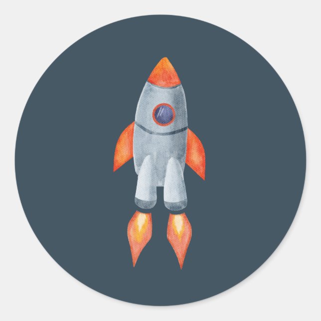 Rond Sticker pour vaisseau spatial (Devant)
