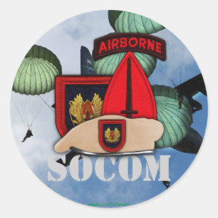 Rond Sticker pour vétérans de Patch des forces spéciale