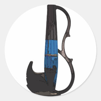 Rond Sticker pour violon électrique cool !
