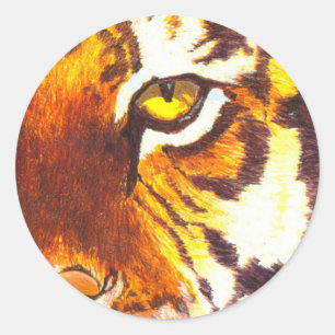 Rond Sticker pour yeux de tigre