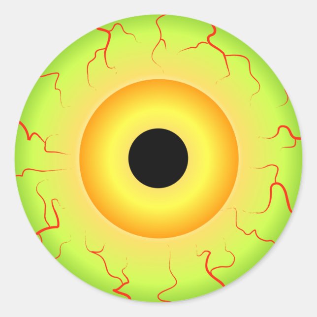 Rond Sticker pour yeux Zombie (Devant)