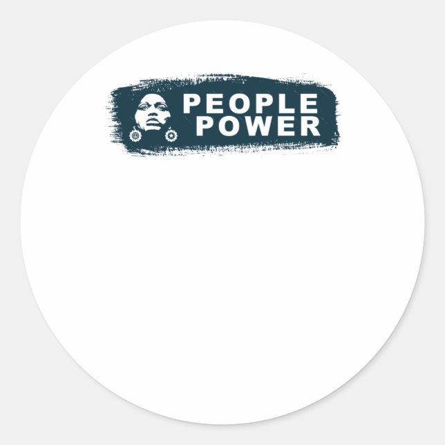 Rond Sticker Power People (Devant)