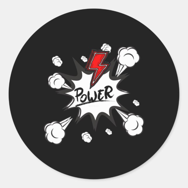 Rond Sticker Power Puff (Devant)