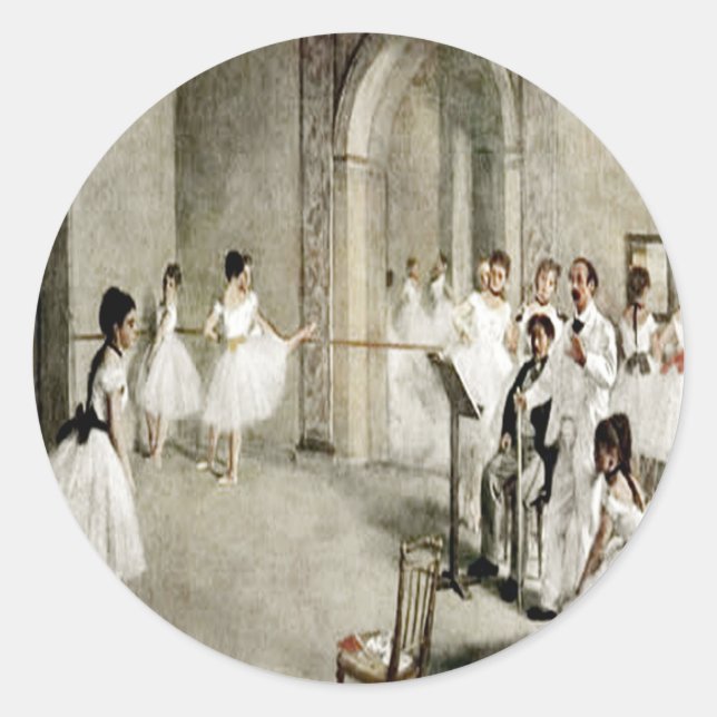 Rond Sticker pratique ballet (Devant)