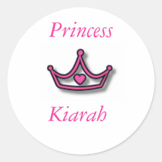 Rond Sticker Princess
