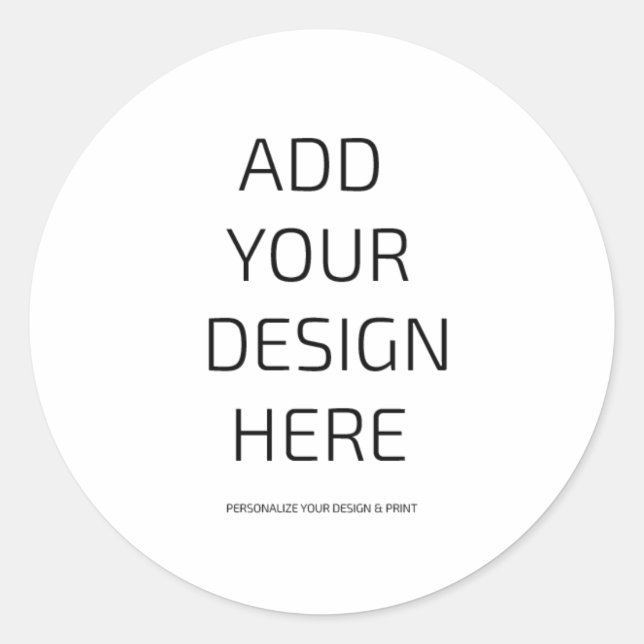 Rond Sticker Printing Custom 1.5" Round Product Label (Devant)