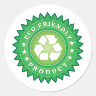 Rond Sticker produit écologique
