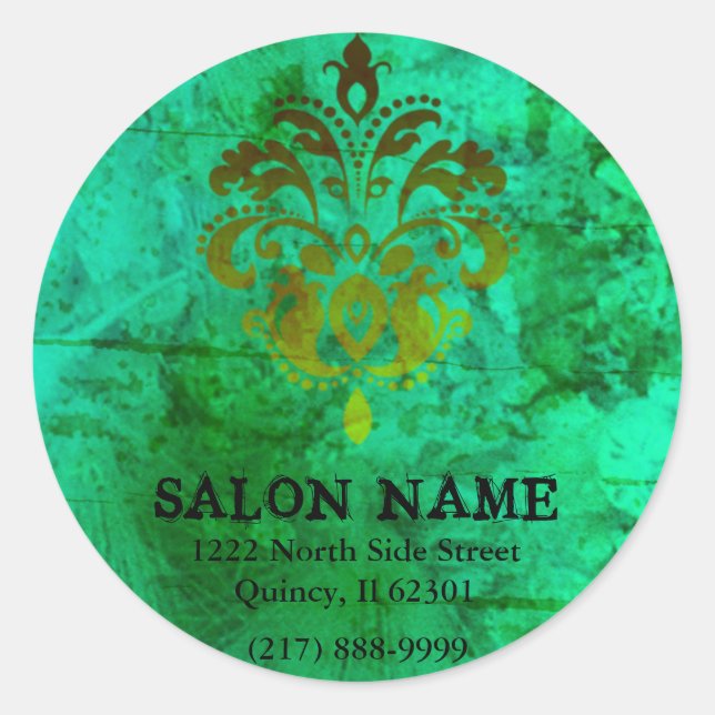 Rond Sticker professionnel haut de gamme (Devant)