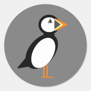 Rond Sticker Puffin