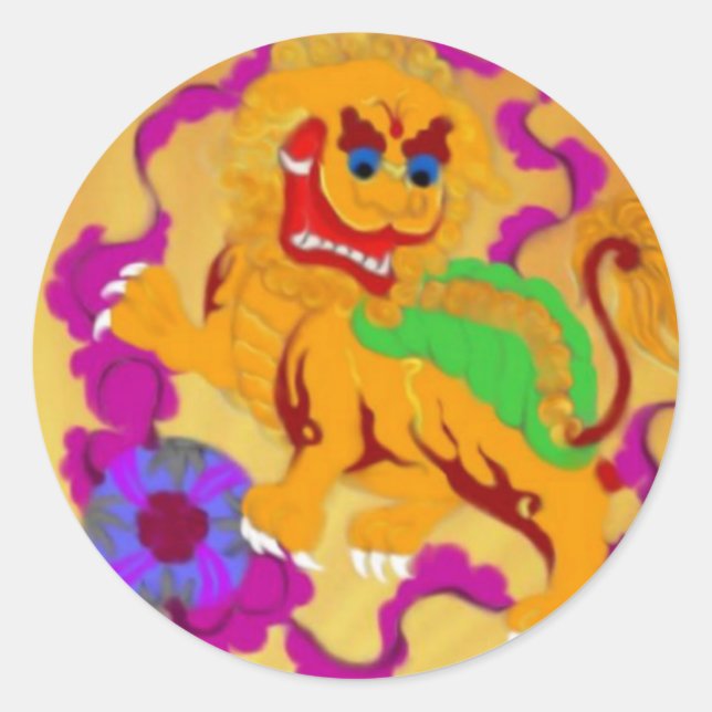 Rond Sticker Qi Lin (Devant)