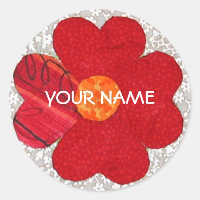 Rond Sticker Quilt Personnalisé ! (Devant)