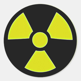 Rond Sticker radioactif