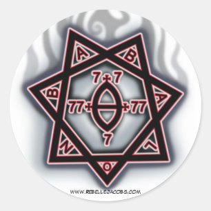 Rond Sticker Rebelle Jacobs