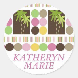 Rond Sticker Reine de la Jungle