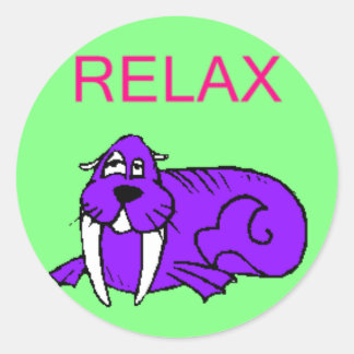 Rond Sticker Relax