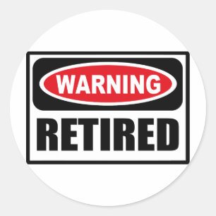 Rond Sticker RETRAITÉ