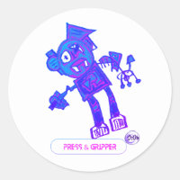 Sticker Robot Press & Gripper