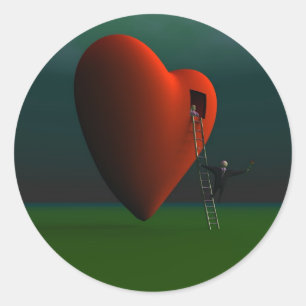 Rond Sticker Romancing