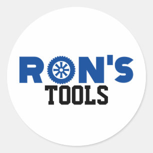 Rond Sticker Ron's Tools Classic Round