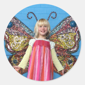 Rond Sticker Rosa KP