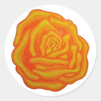 Rond Sticker rose