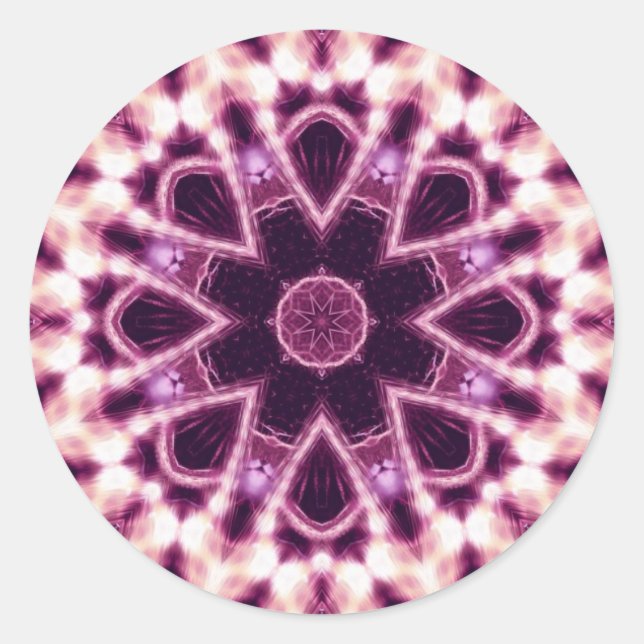 Rond Sticker rose (Devant)