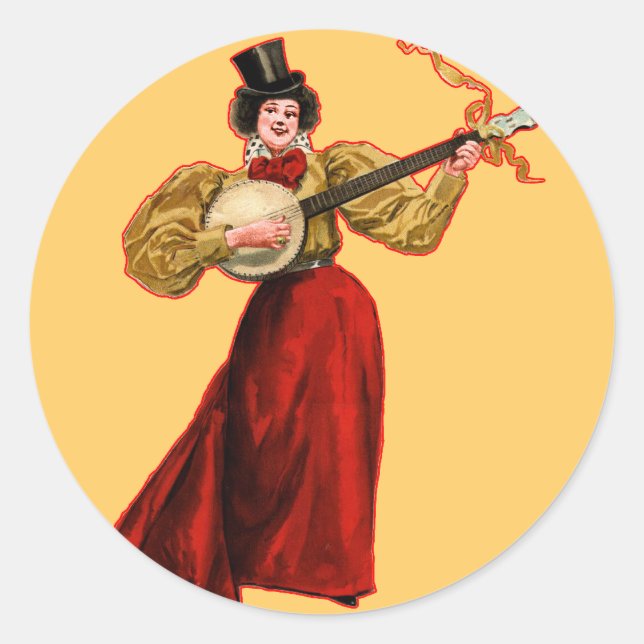 Rond Sticker Rouge (Devant)