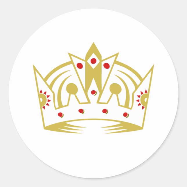 Rond Sticker Royal Crown (Devant)