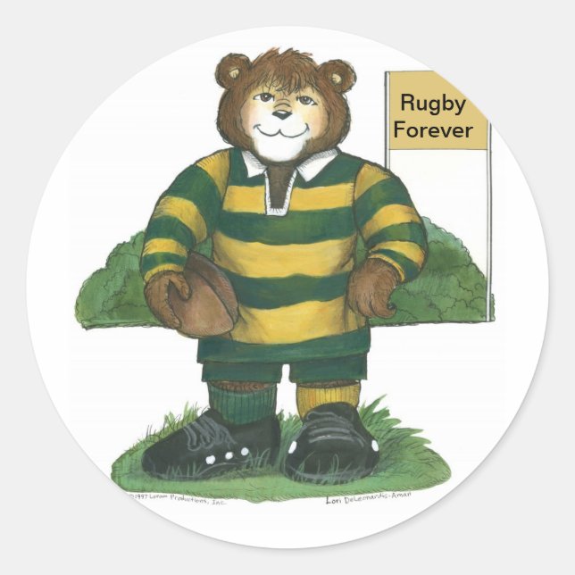 Rond Sticker Rugby (Devant)