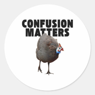 Rond Sticker S Confusion