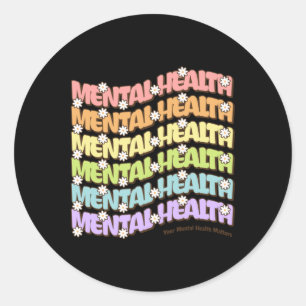 Rond Sticker S pour votre santé mentale2