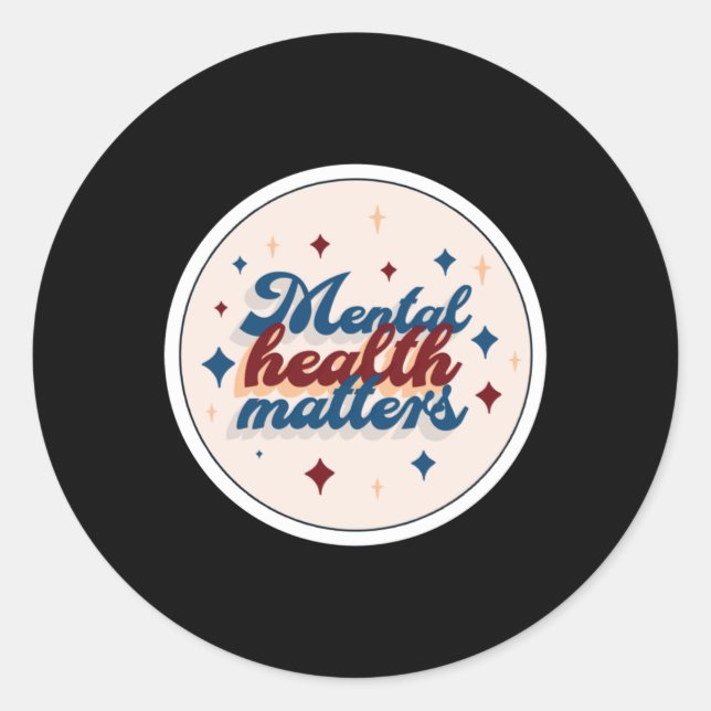 Rond Sticker S Santé Mentale12 (Devant)