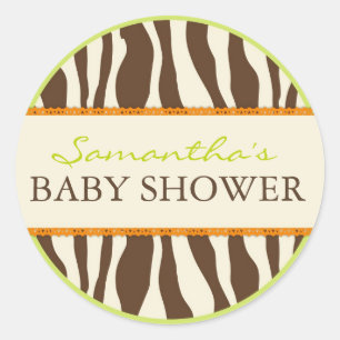 Rond Sticker Safari Boy Green ZEB