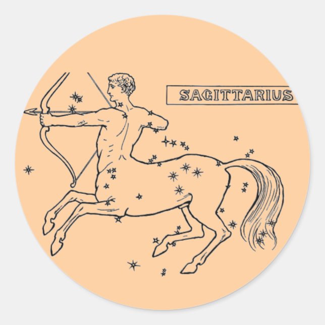 Rond Sticker Sagittarius (Devant)