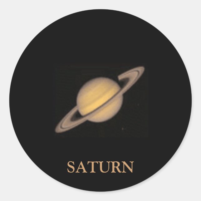 Rond Sticker Saturn (Devant)