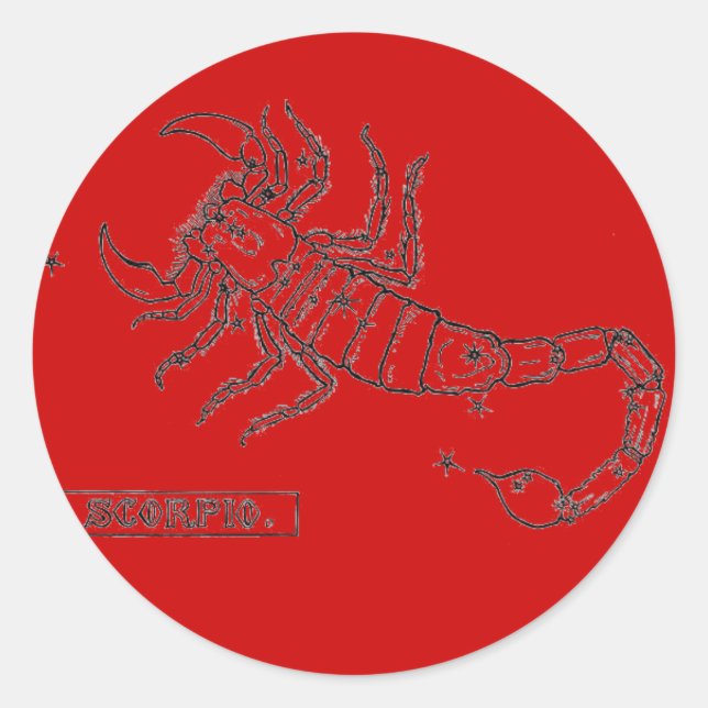 Rond Sticker Scorpio (Devant)