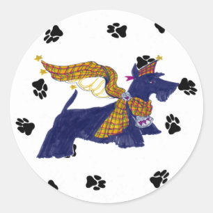 Rond Sticker Scottie Angels de Gulliver