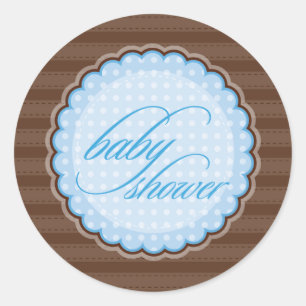 Rond STICKER / SEAL :: baby shower