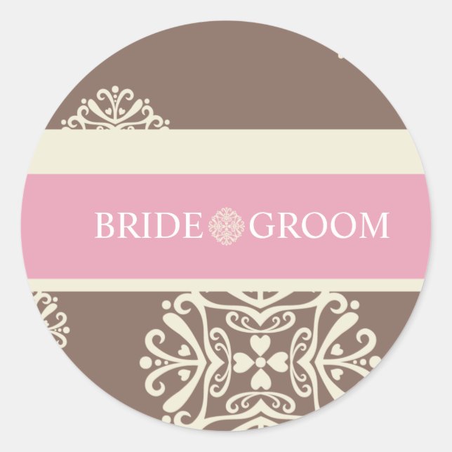 Rond STICKER / SEAL :: charme 3 (Devant)